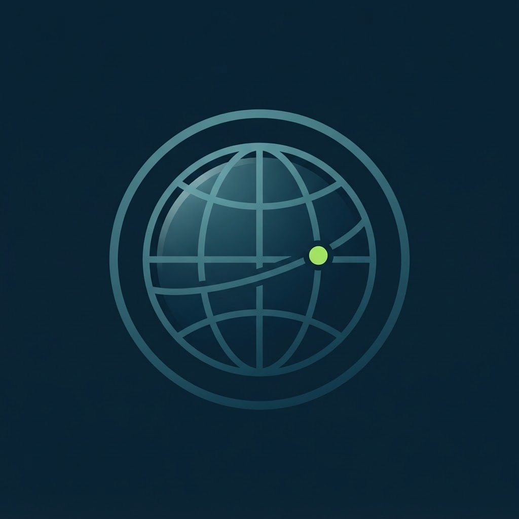 Global reach emblem